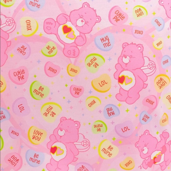 Blackmilk ‘Care Bears Candy Hearts Tie Front Tee’ Size Small S NWT - Picture 7 of 10